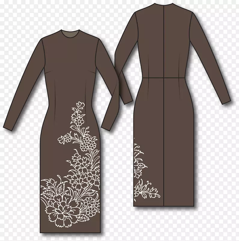 Caffèmocha袖裙新产品开发-礼服