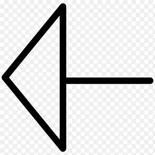 计算机图标箭头三角形形状箭头