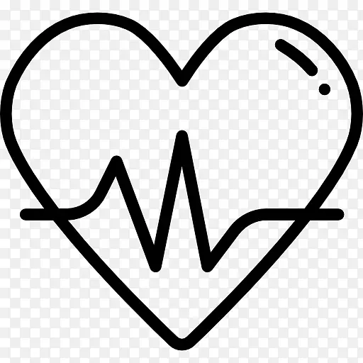 脉搏心率计算机图标剪辑艺术心脏