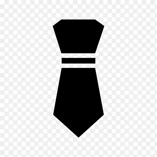 领带，服装配件，时尚电脑图标.领带