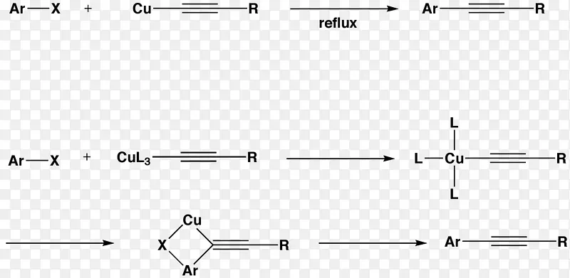 卡斯特罗-斯蒂芬斯偶联反应化学反应铜(Ⅰ)乙酰内酯声光偶联-有机