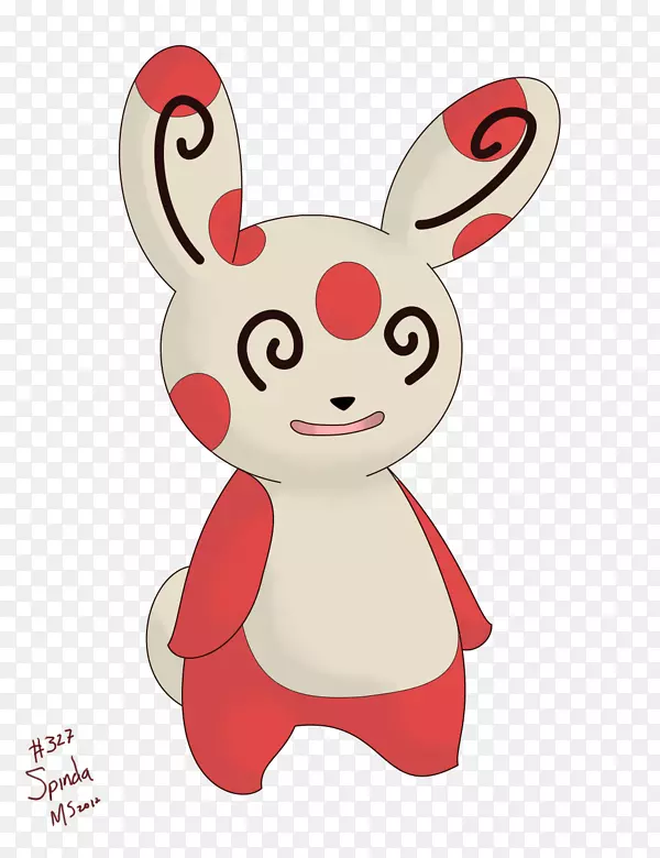 兔子进化，Spinda Pokémon复活节兔子-兔子