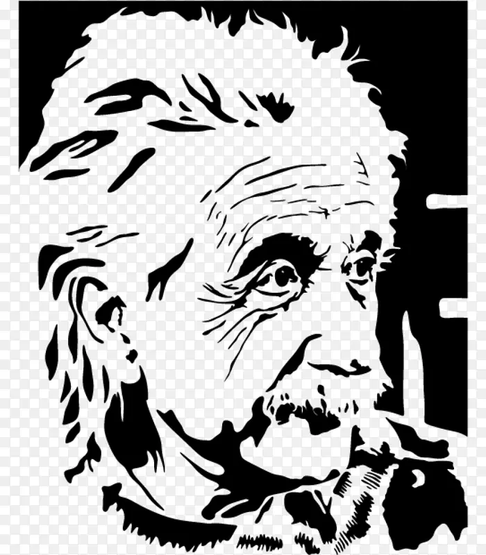 纸墙贴纸-阿尔伯特·爱因斯坦
