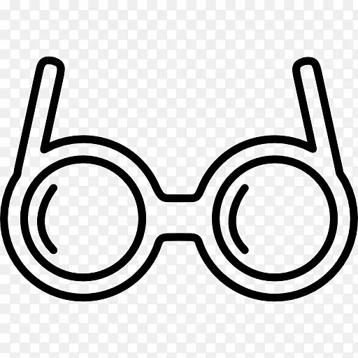 眼镜电脑图标圆形剪贴画眼镜