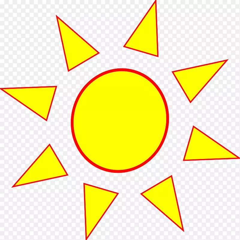 电脑图标剪贴画太阳