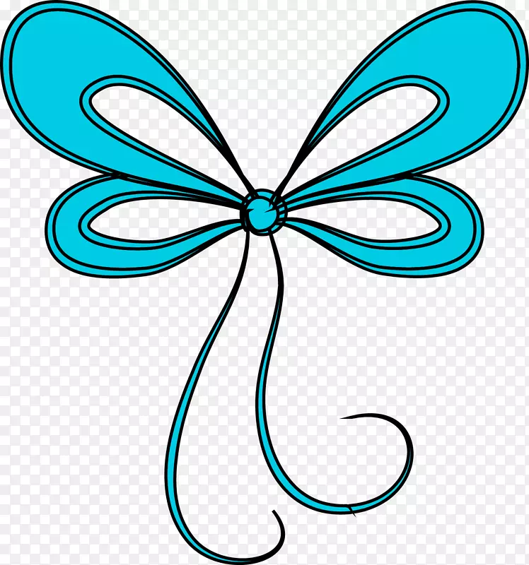 毛茸茸的蝴蝶提尔线夹艺术-蝴蝶