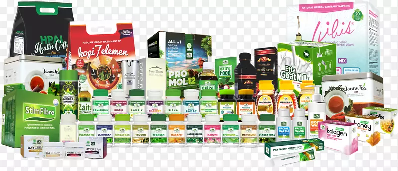 商业清真超市药草产品营销横幅-业务