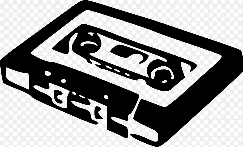 小型盒式录音带录音机剪辑艺术.盒式磁带