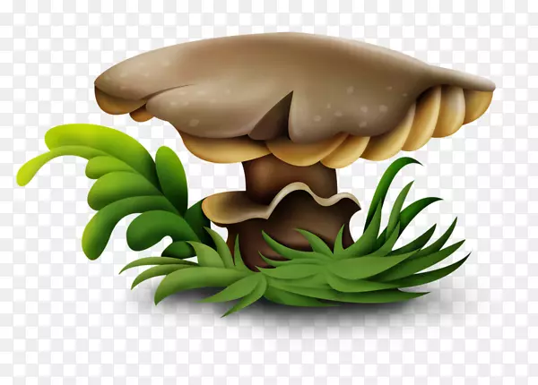 灵芝蘑菇剪贴画-园林中心