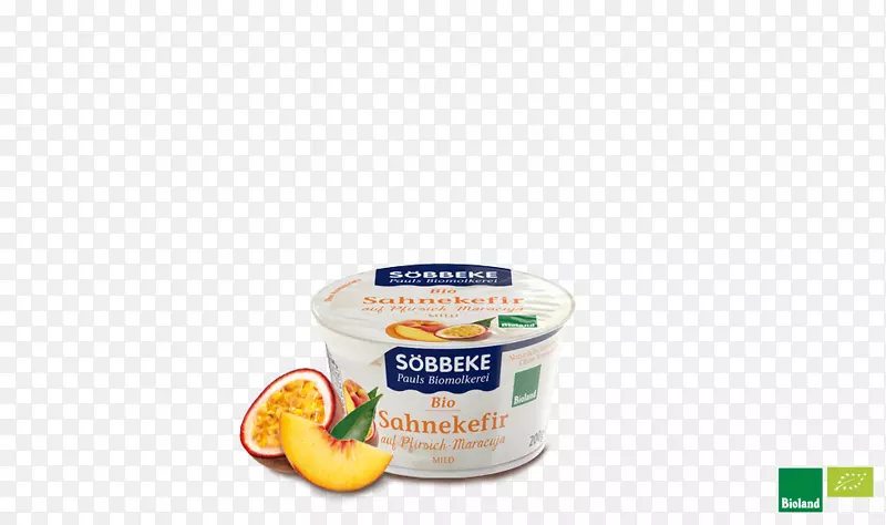 乳酪酸奶食品桃子-桃子