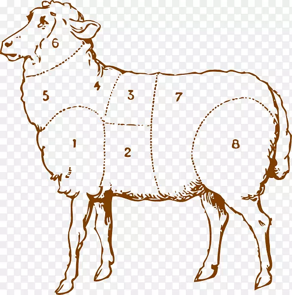 黑羊画夹艺术-绵羊