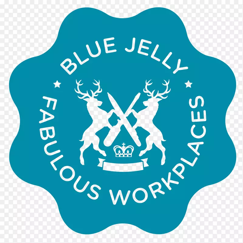 标志品牌酿酒厂字体-蓝色水母