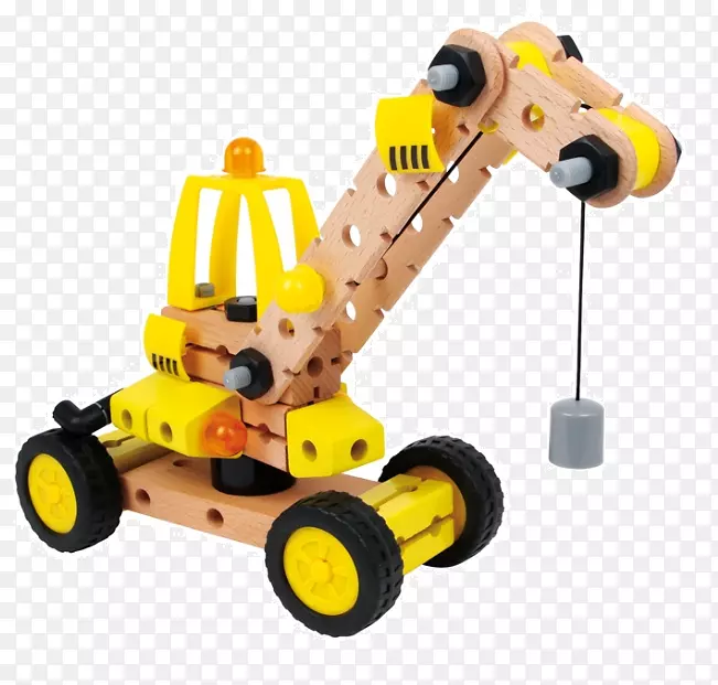 玩具游戏起重机儿童建筑工程-平斗