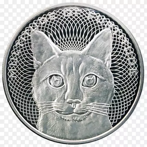 晶须猫银贵金属硬币