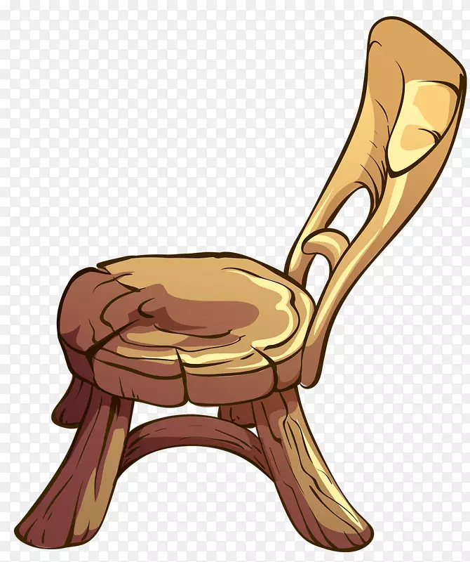 椅子卡通木片艺术椅