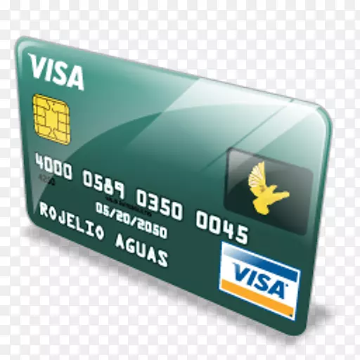 信用卡借记卡签证电脑图标信用卡