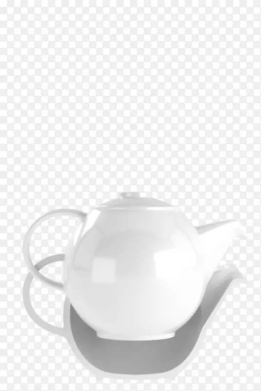 咖啡杯壶盖茶壶-骨