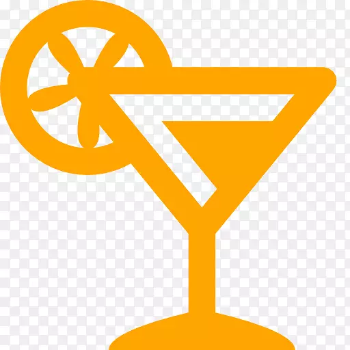鸡尾酒橙汁电脑图标酒类饮料马提尼鸡尾酒