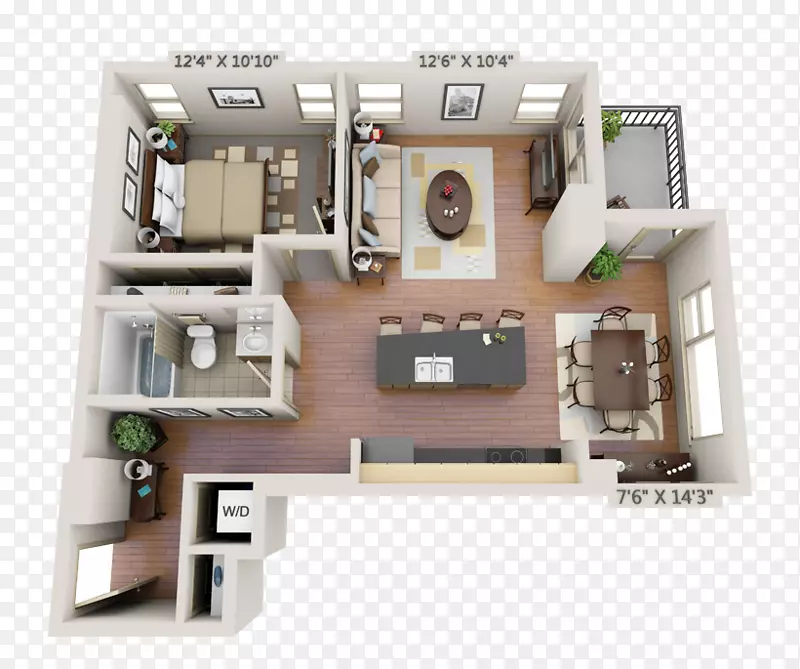 索莱拉公寓出租公寓评级平面图-公寓