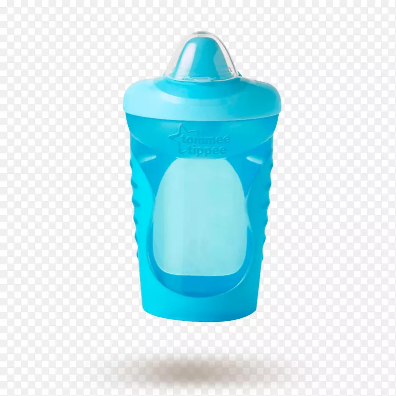 水瓶喝塑料杯液体饮料