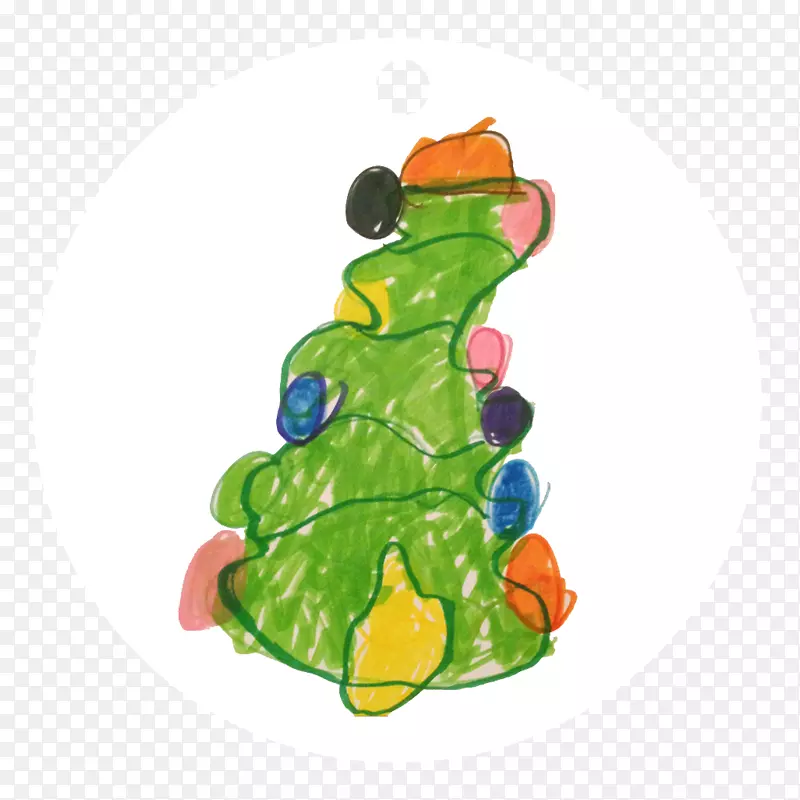 树蛙，真正的青蛙，圣诞装饰，圣诞树-青蛙