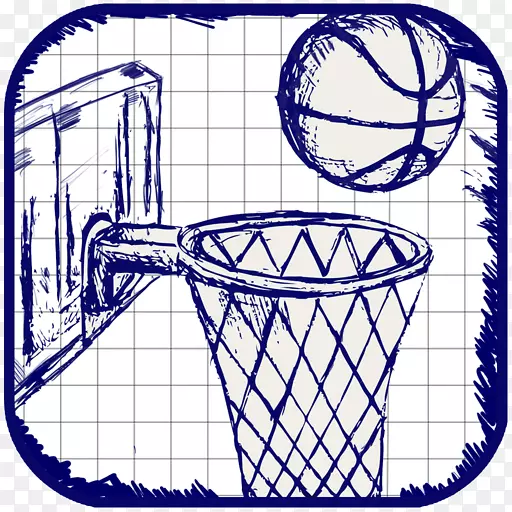 绘画篮球-篮球