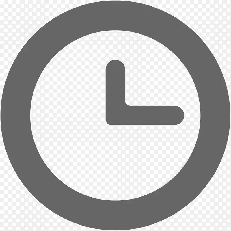 计算机图标时钟符号共享图标时钟