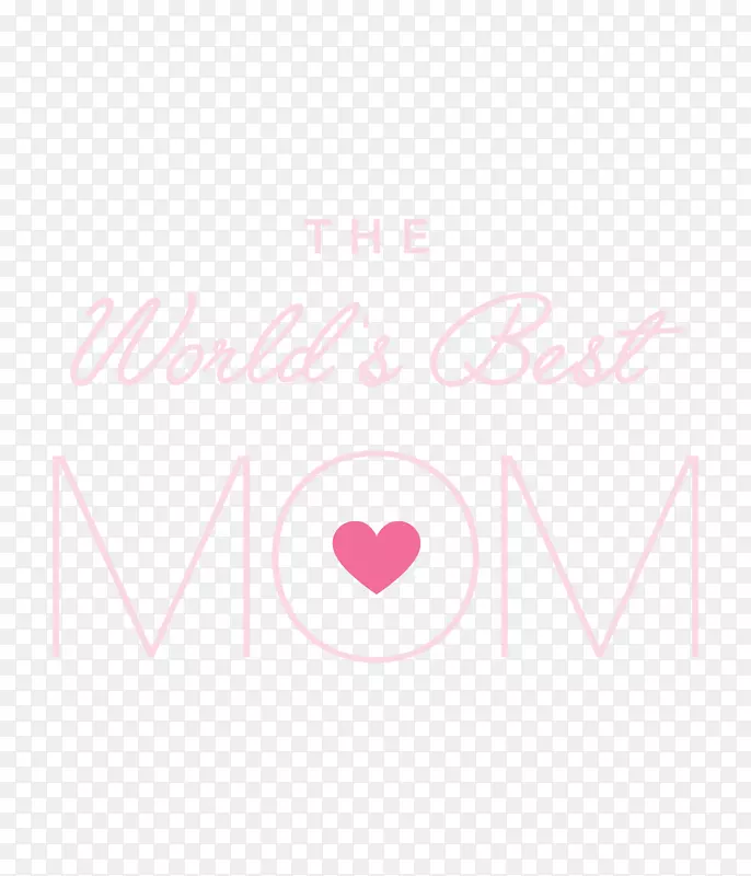标签标志花瓣幸福字体-最佳妈妈