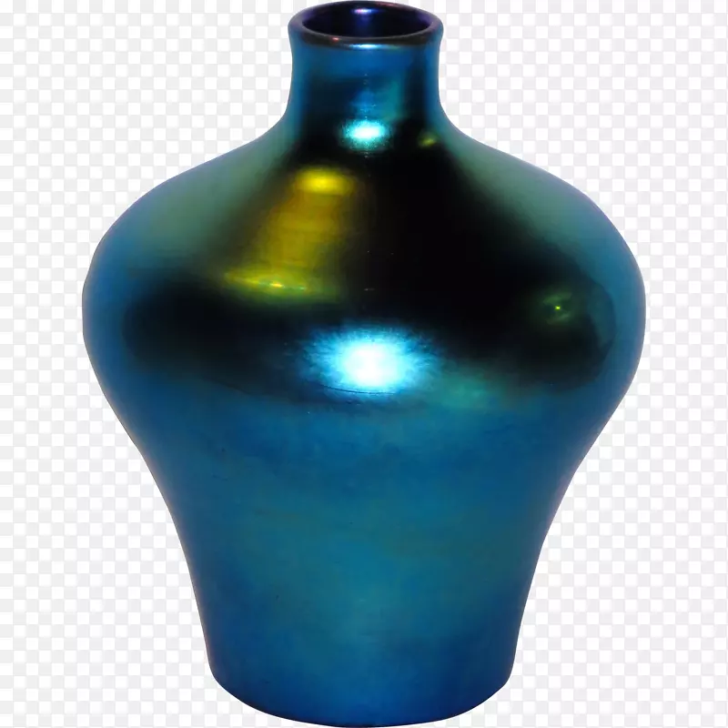 玻璃瓶花瓶陶瓷钴蓝玻璃