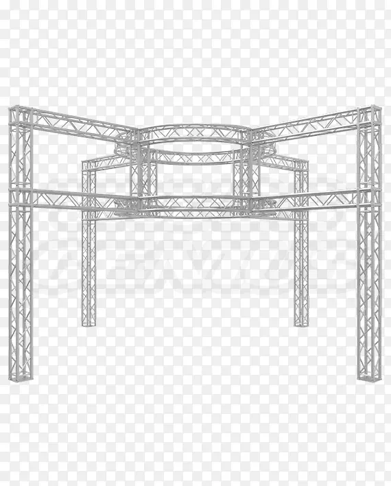 桁架结构钢角展位设计