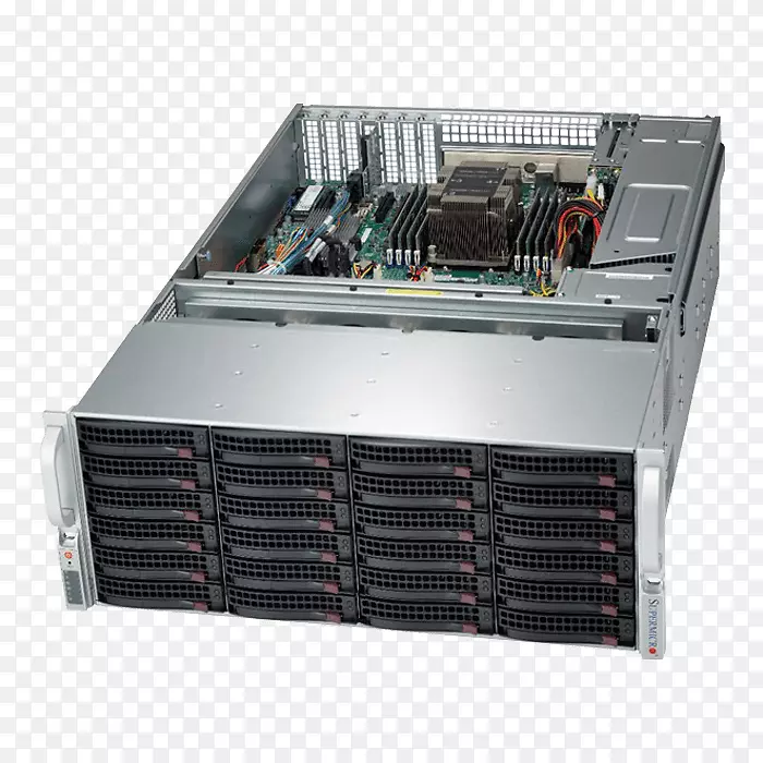 磁盘阵列计算机服务器Xeon超级微型计算机公司。串行附加SCSI