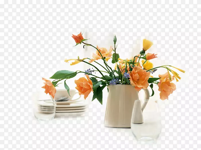 花束摄影桌面壁纸花瓶-花