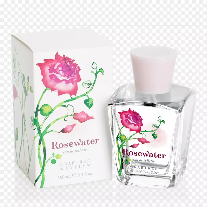 香水，玫瑰水，克拉布树和伊芙琳香水