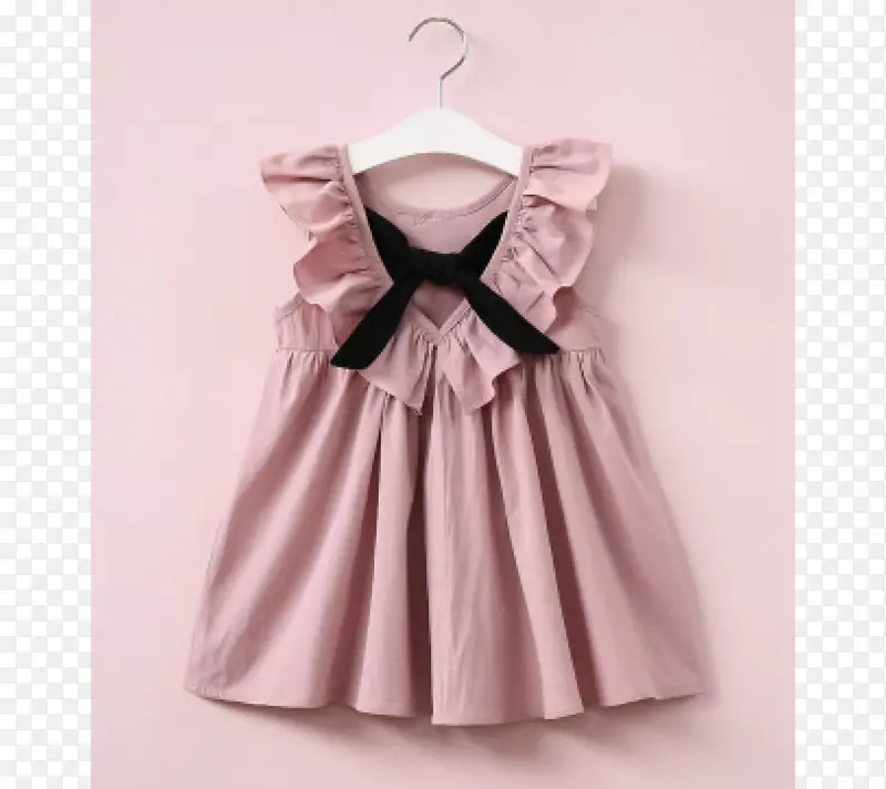 儿童服装连衣裙婴儿褶皱裙