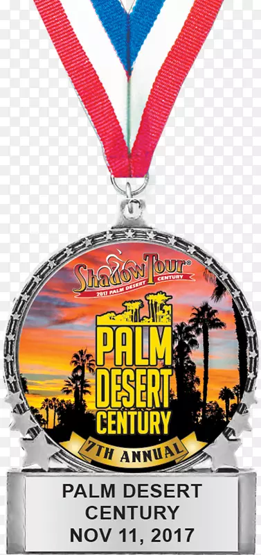 棕榈泉巡回赛金牌大车轮游览棕榈沙漠城市市民中心公园-奖章