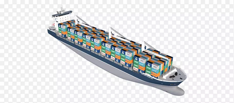 DAMEN集装箱给料机800多式集装箱船运输-船