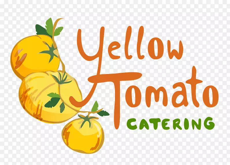 商标黄色番茄餐饮业剪贴画-业务