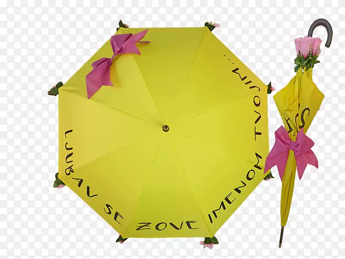 伞黄玫瑰因为耳环伞