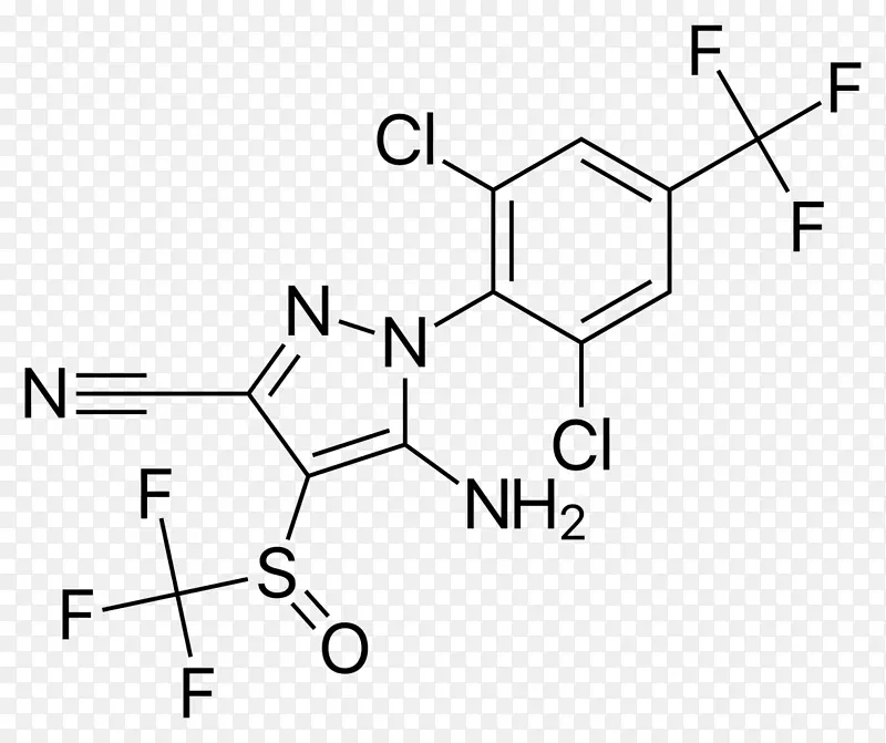 利多卡因氟虫腈化学配方分子化合物杀虫剂