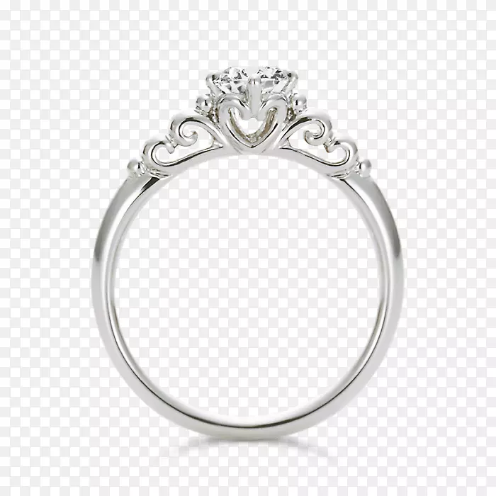 订婚戒指钻石切割珠宝戒指
