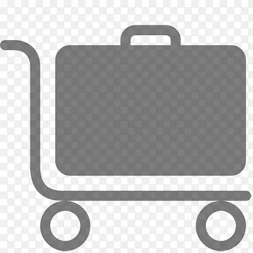 手提箱行李电脑图标无轨电车行李箱
