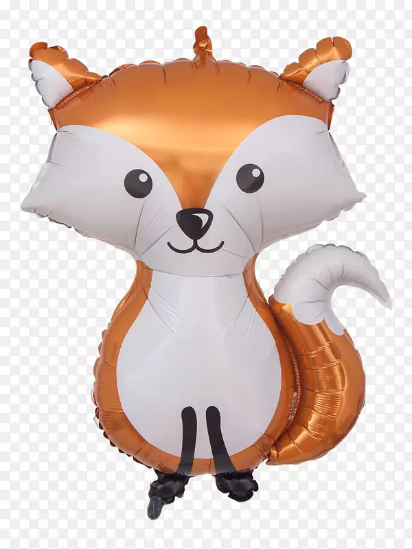 猫科玩具气球狐气球氦狐