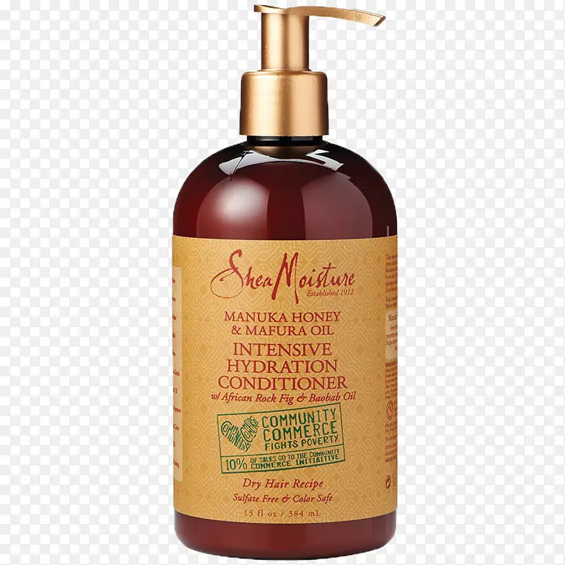 SheaMoisture manuka蜜和mafura油密集的水合洗发水，乳油，SheaMoisture manuka蜂蜜和mafura油密集的水化头发护发素-洗发精