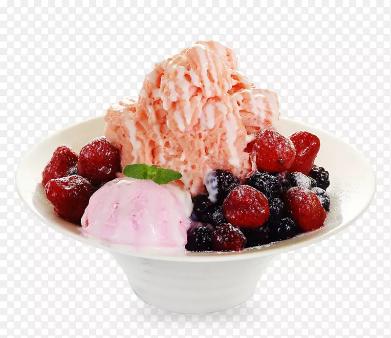 冰淇淋冻酸奶奶油风味.菜单板