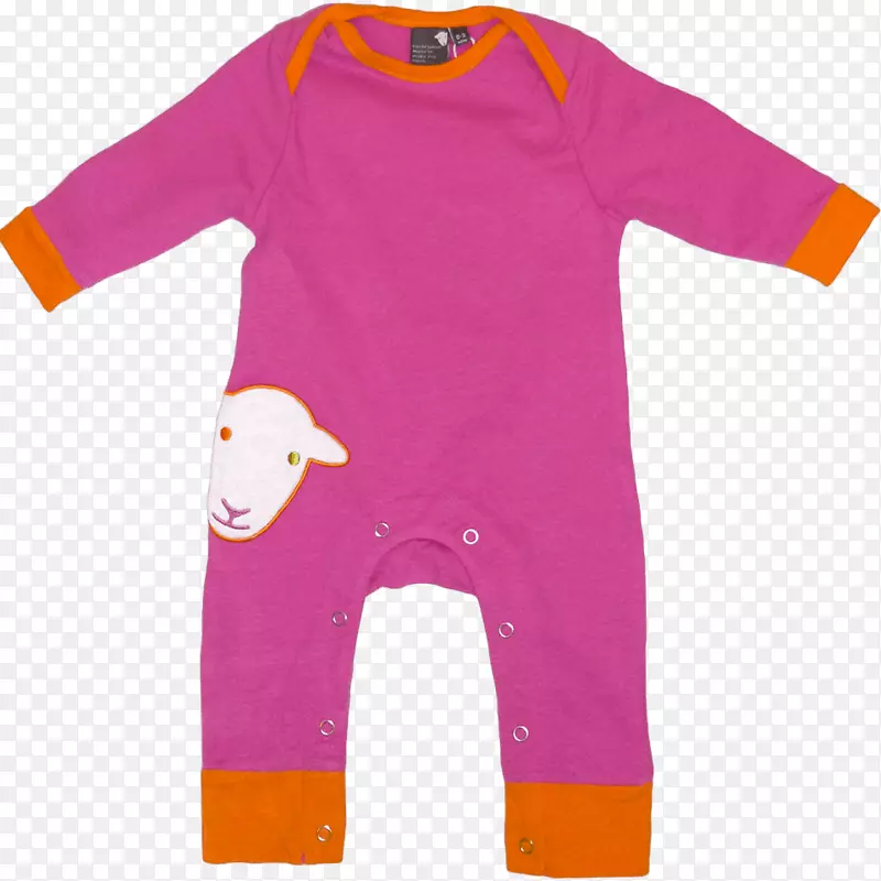 婴儿和幼童一件袖子睡衣紧身套装运动方向舵