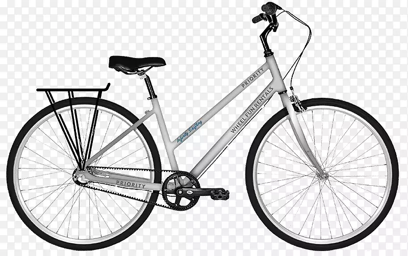 马林县，加州混合动力自行车，单速自行车，固定齿轮自行车-自行车