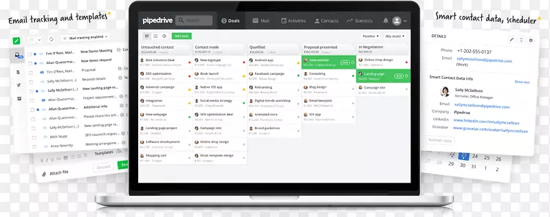 计算机程序PipeDrive公司客户关系管理业务-业务