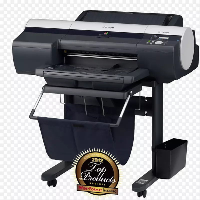 宽幅面打印机佳能图像处理ipf 5100-红色喷墨机