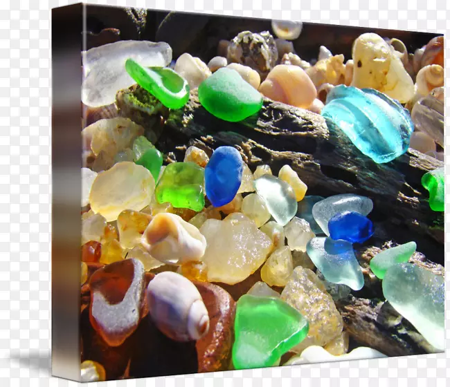 沙滩塑料海玻璃手提包海贝壳-沙滩