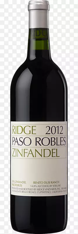 Zinfandel葡萄酒，基安蒂红酒，DOCG，赤霞珠，苏维翁山脊葡萄园-葡萄酒